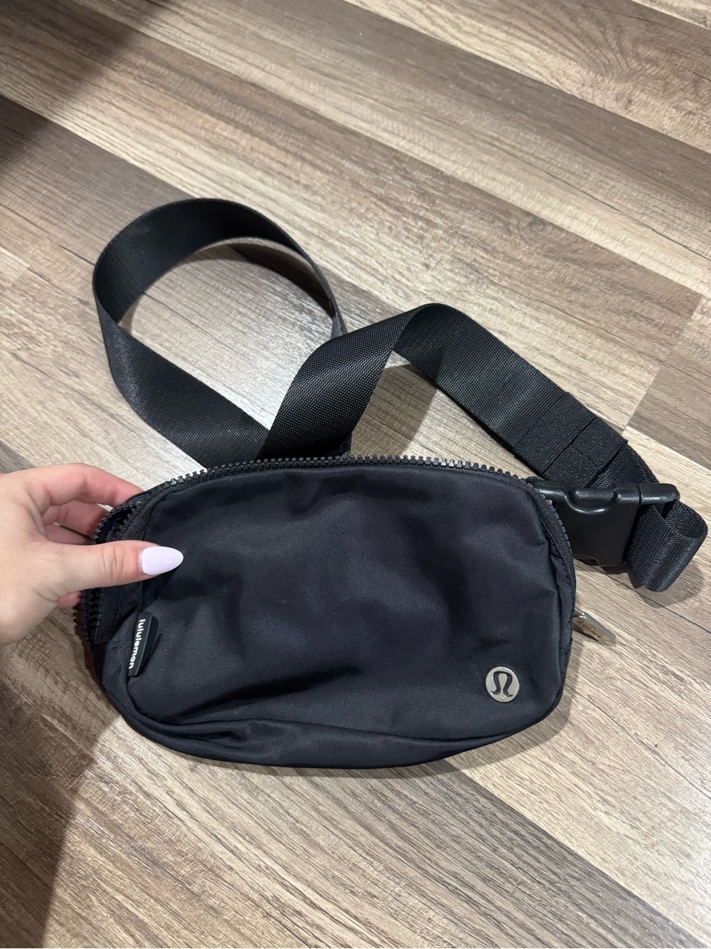 lululemon athletica Black Crossbody Belt Bag